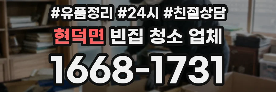현덕면 빈집 청소 업체
