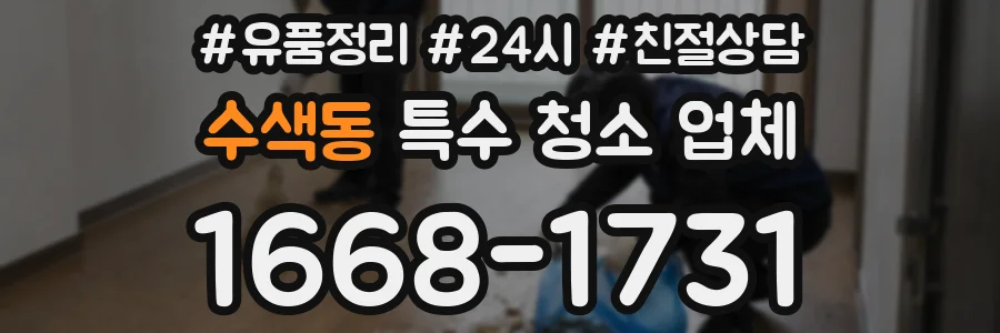 수색동 특수 청소 업체