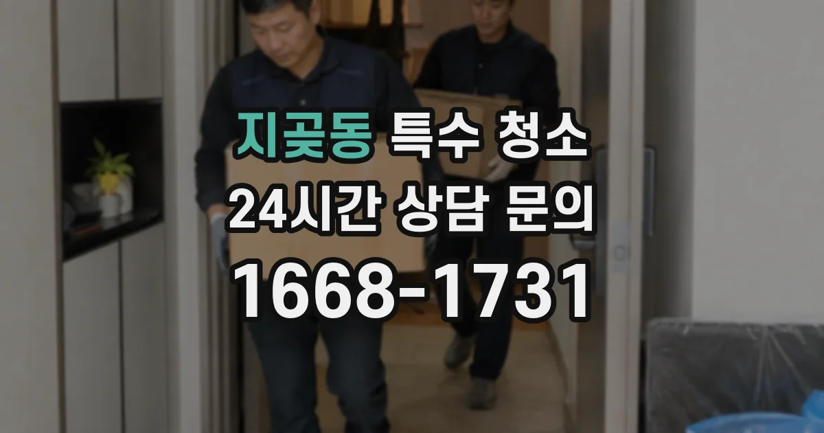 지곶동 특수 청소