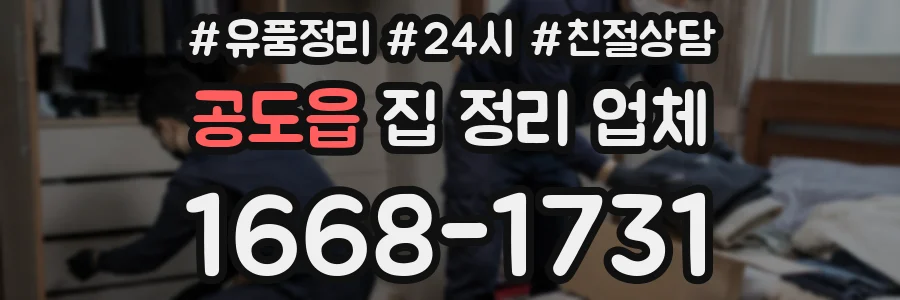 공도읍 집 정리 업체