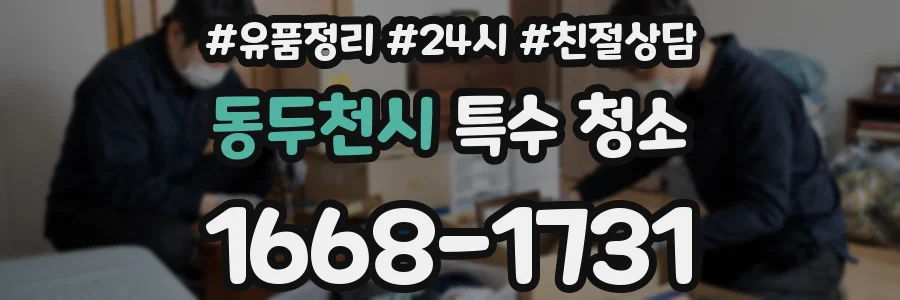 동두천시 특수 청소