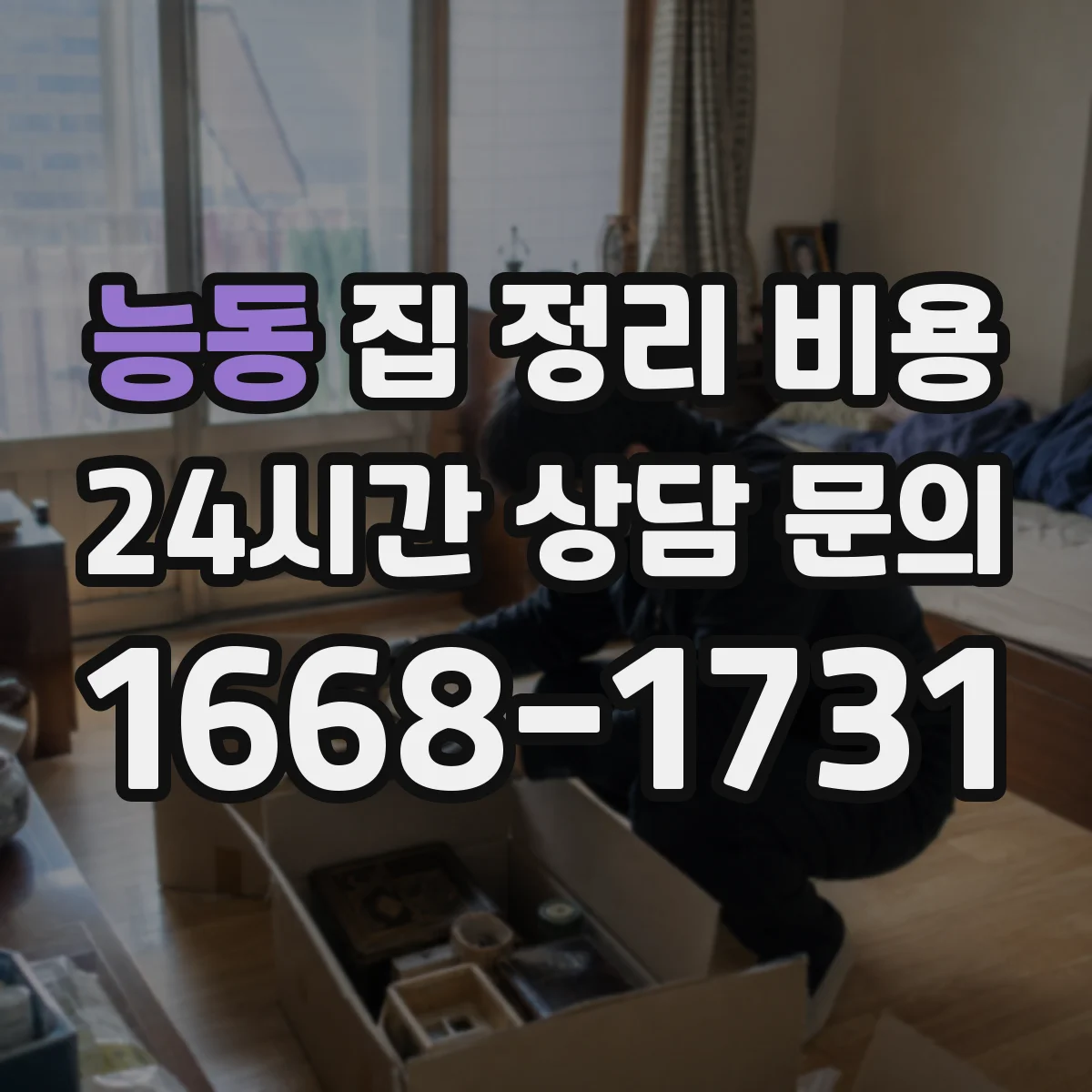 능동 집 정리 비용