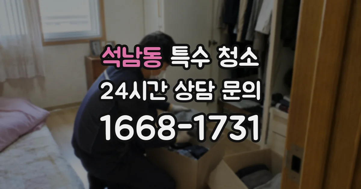 석남동 특수 청소