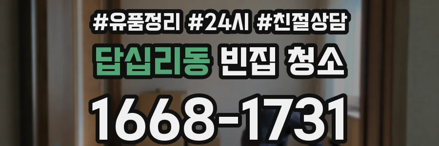 답십리동 빈집 청소