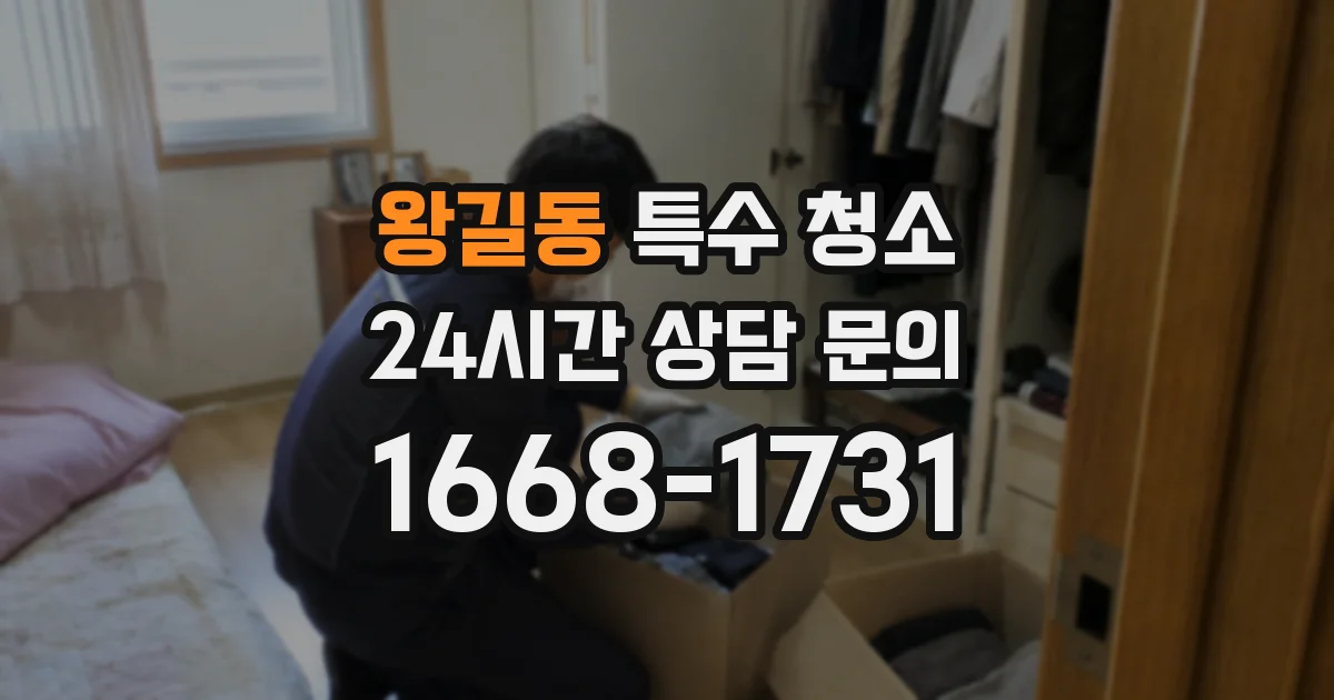 왕길동 특수 청소