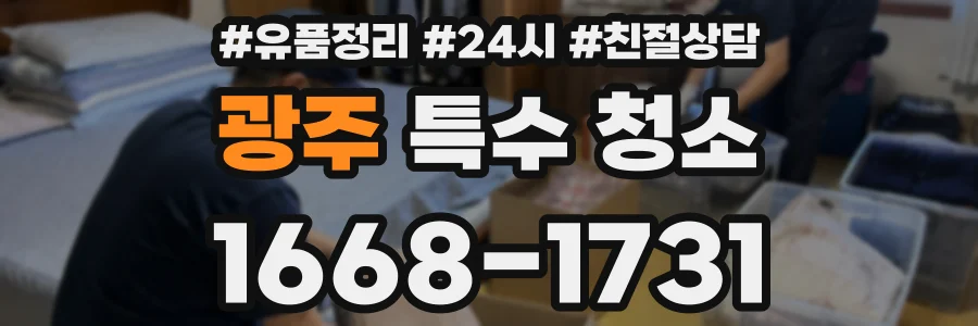 광주 특수 청소