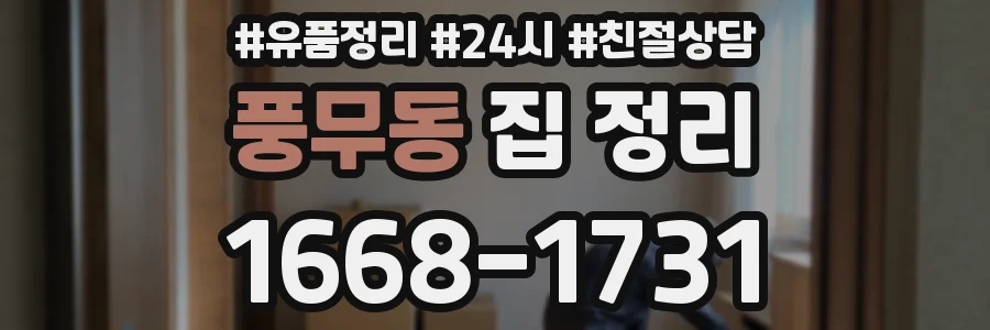 풍무동 집 정리