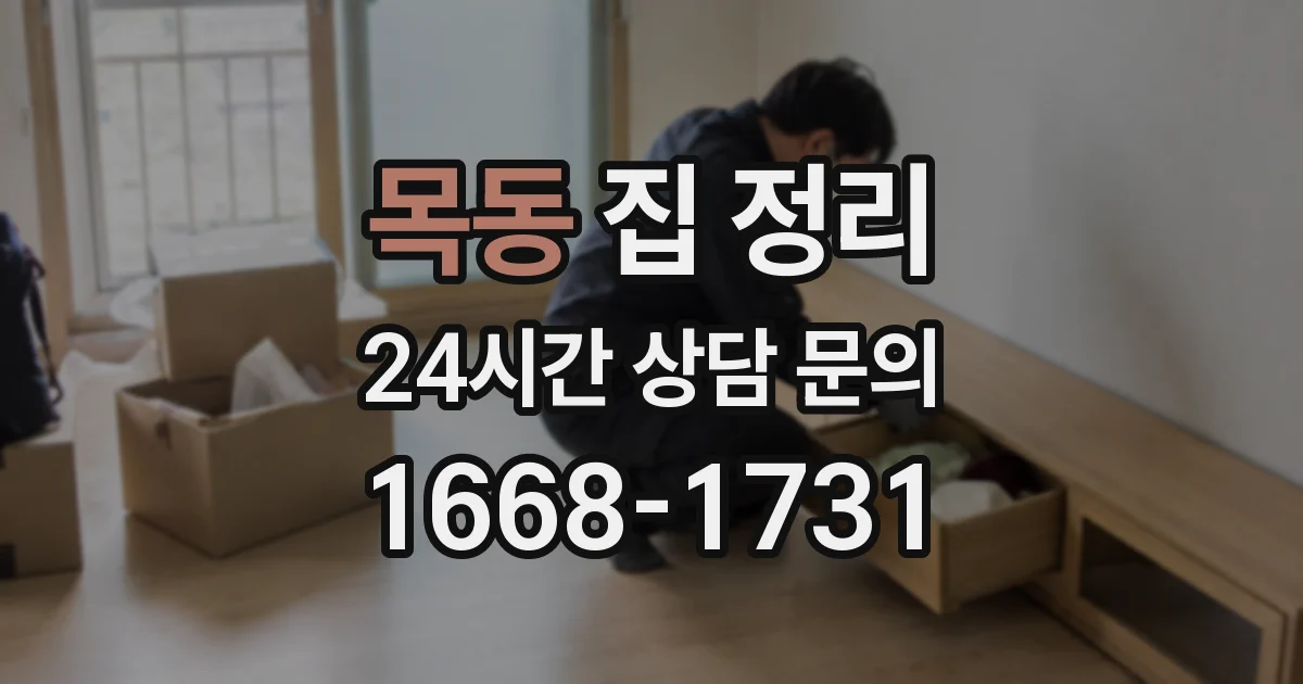 목동 집 정리