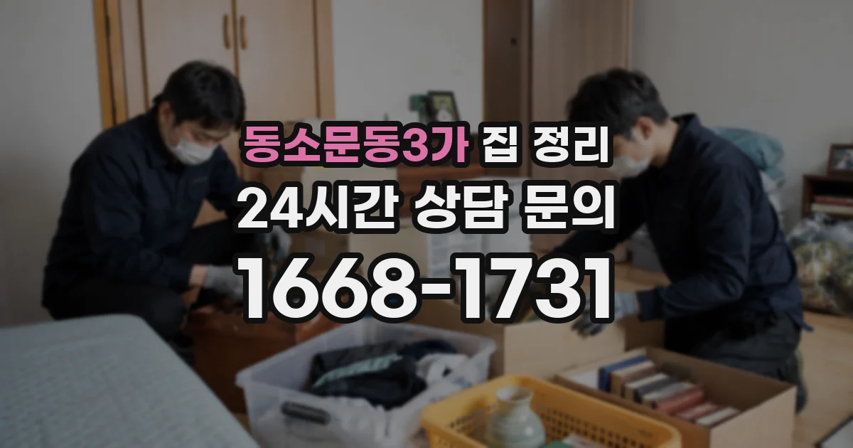 동소문동3가 집 정리