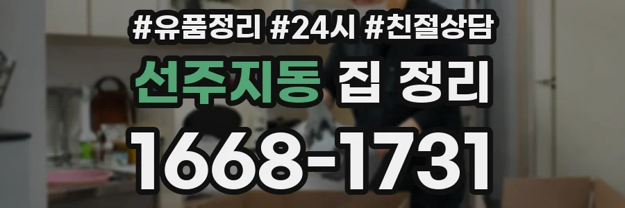 선주지동 집 정리