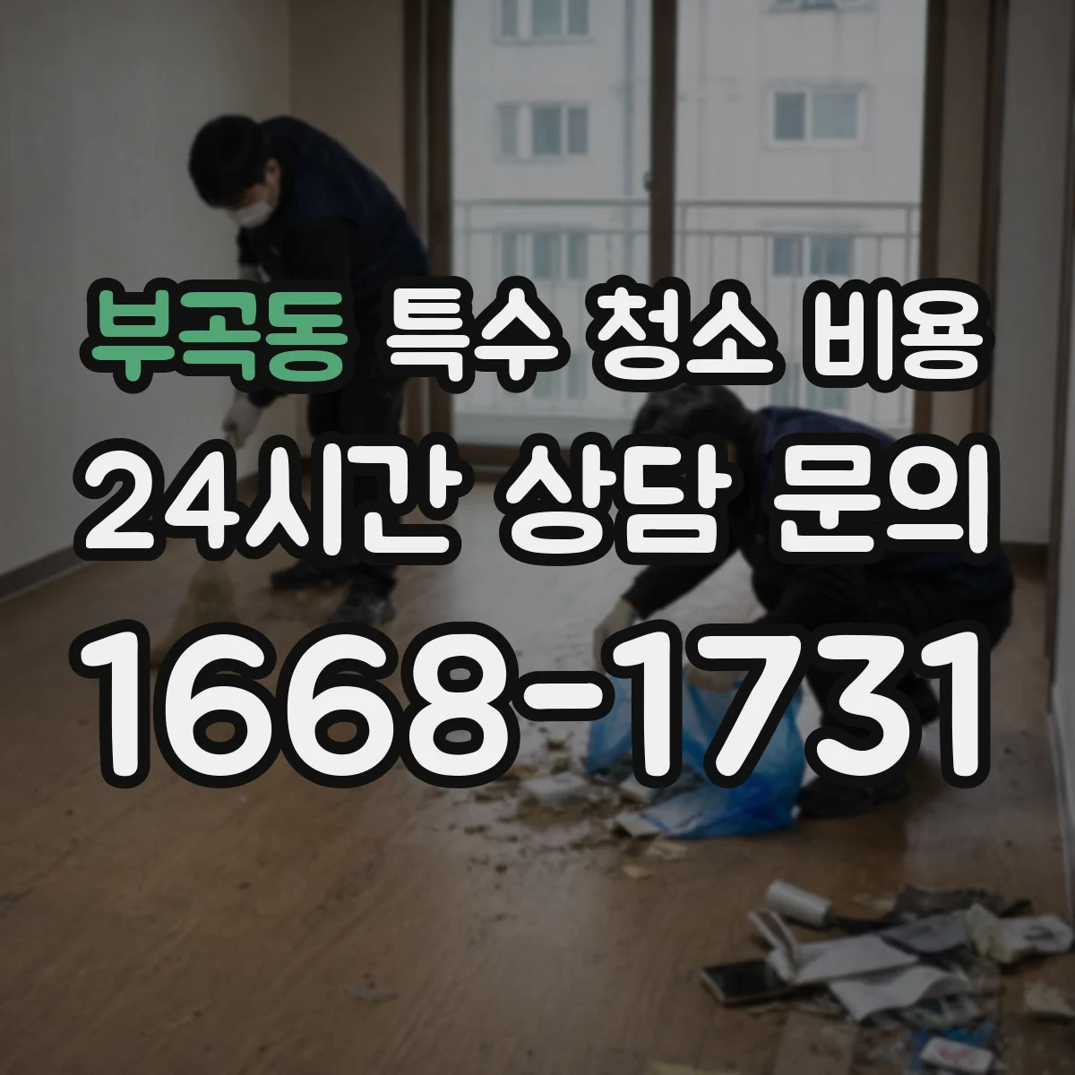 부곡동 특수 청소 비용