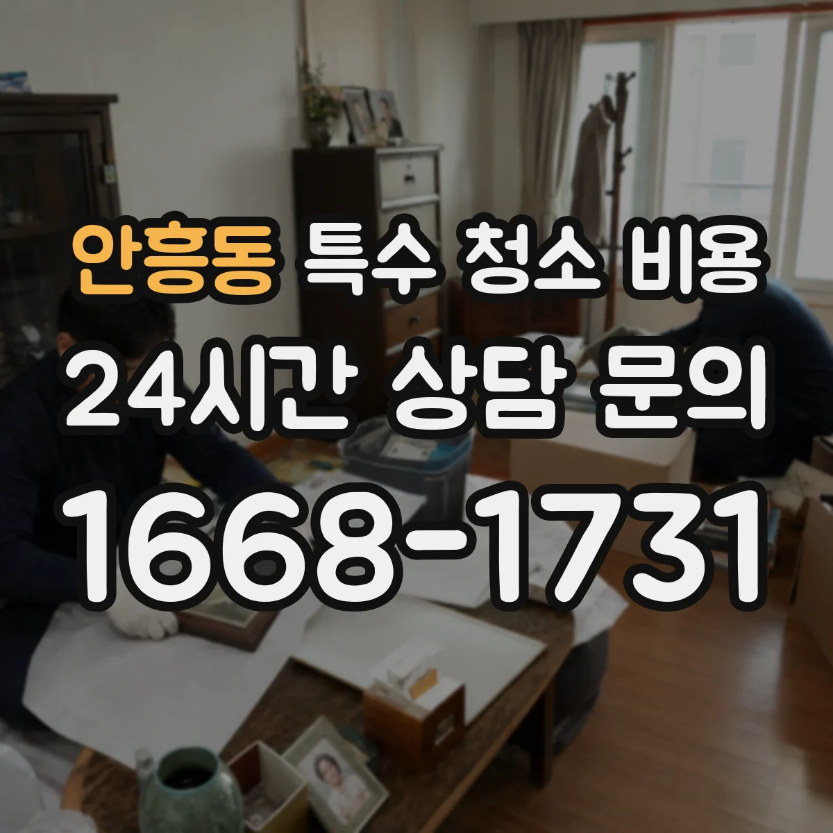 안흥동 특수 청소 비용