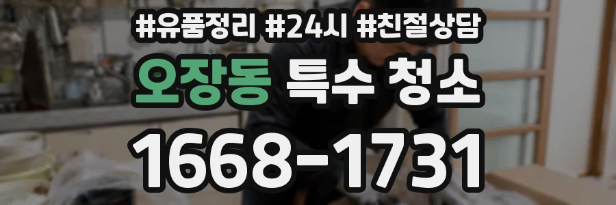 오장동 특수 청소