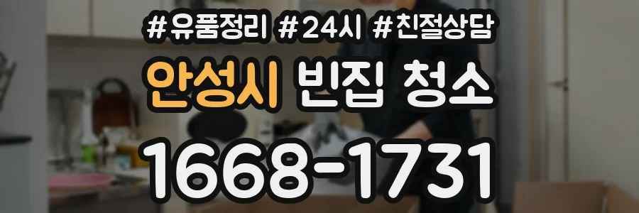 안성시 빈집 청소