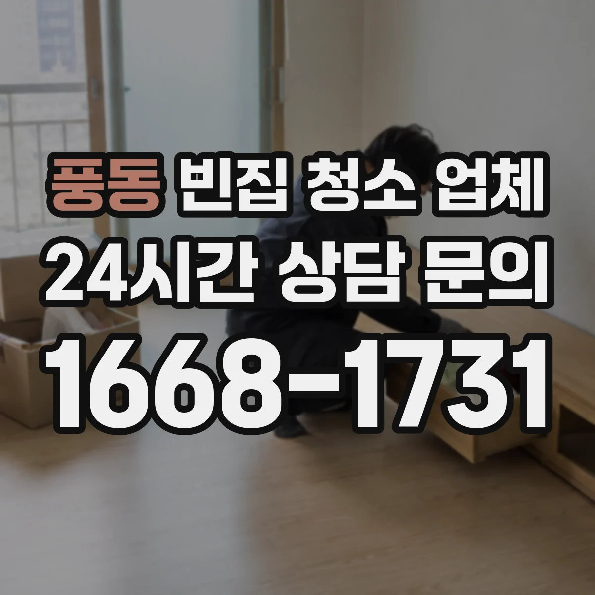 풍동 빈집 청소 업체