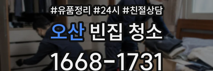 오산 빈집 청소