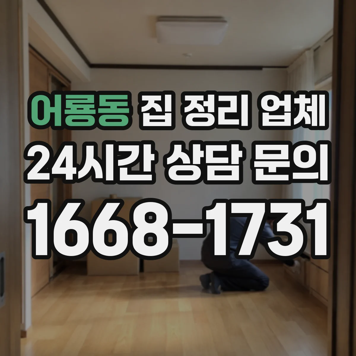 어룡동 집 정리 업체