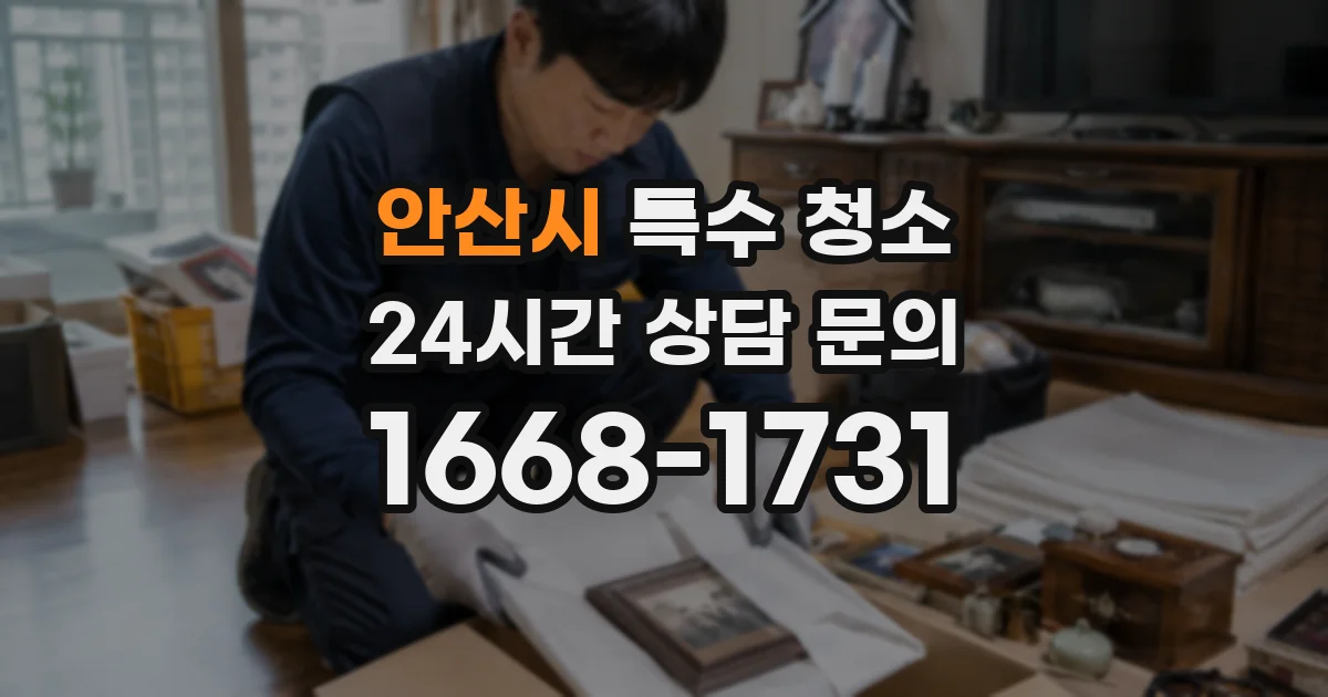 안산시 특수 청소