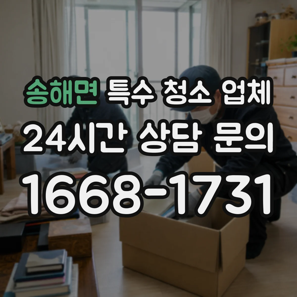 송해면 특수 청소 업체