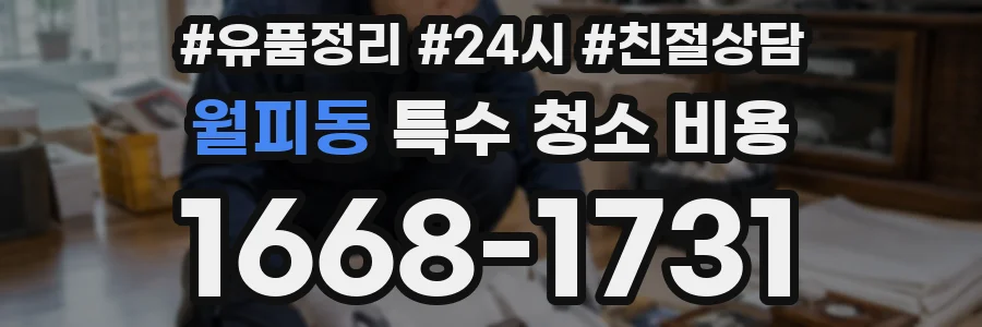 월피동 특수 청소 비용