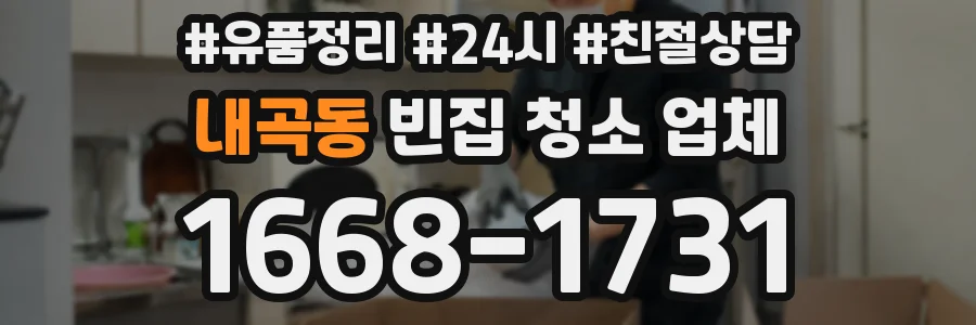 내곡동 빈집 청소 업체