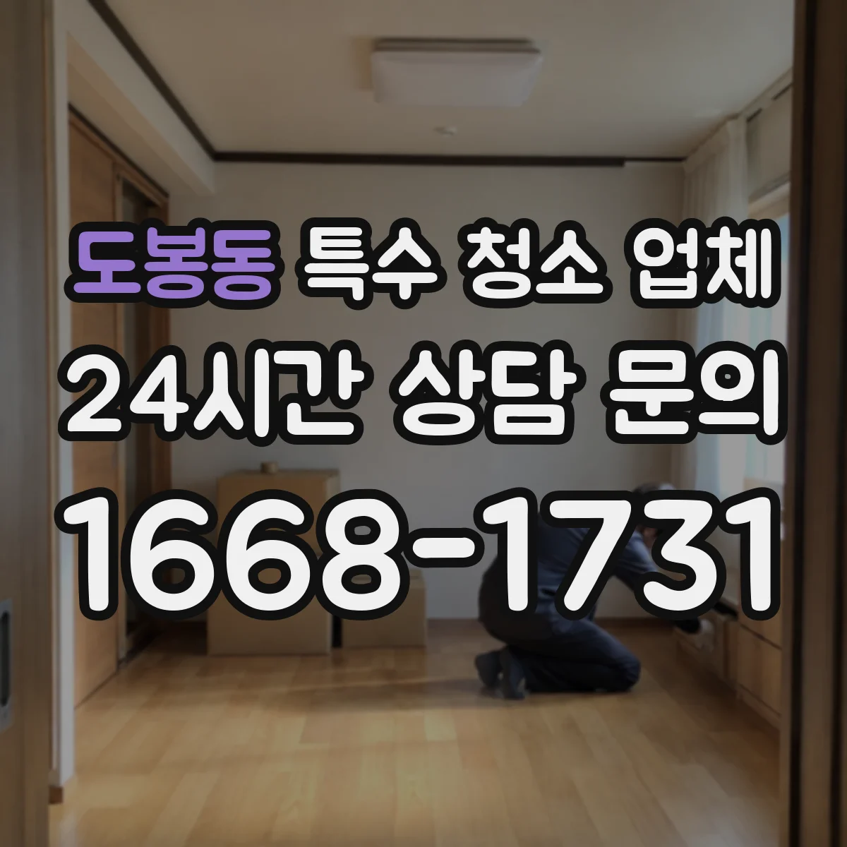 도봉동 특수 청소 업체