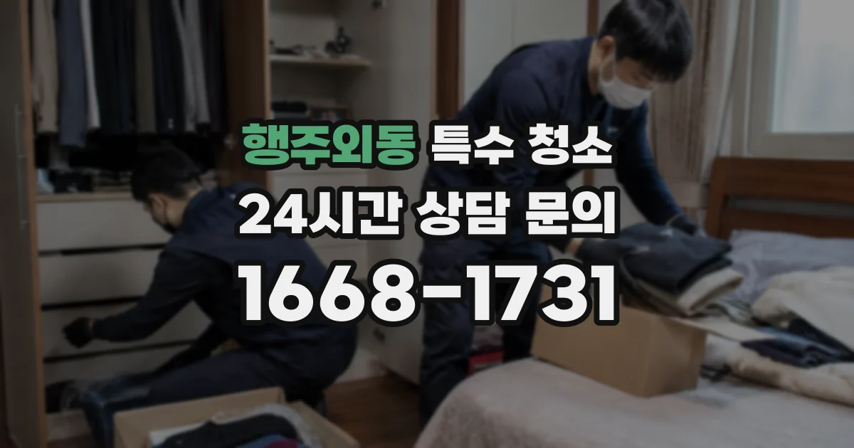 행주외동 특수 청소
