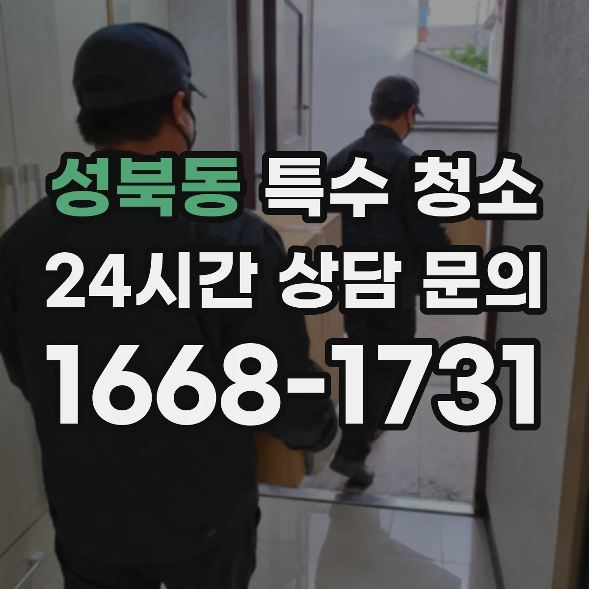 성북동 특수 청소