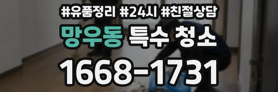망우동 특수 청소