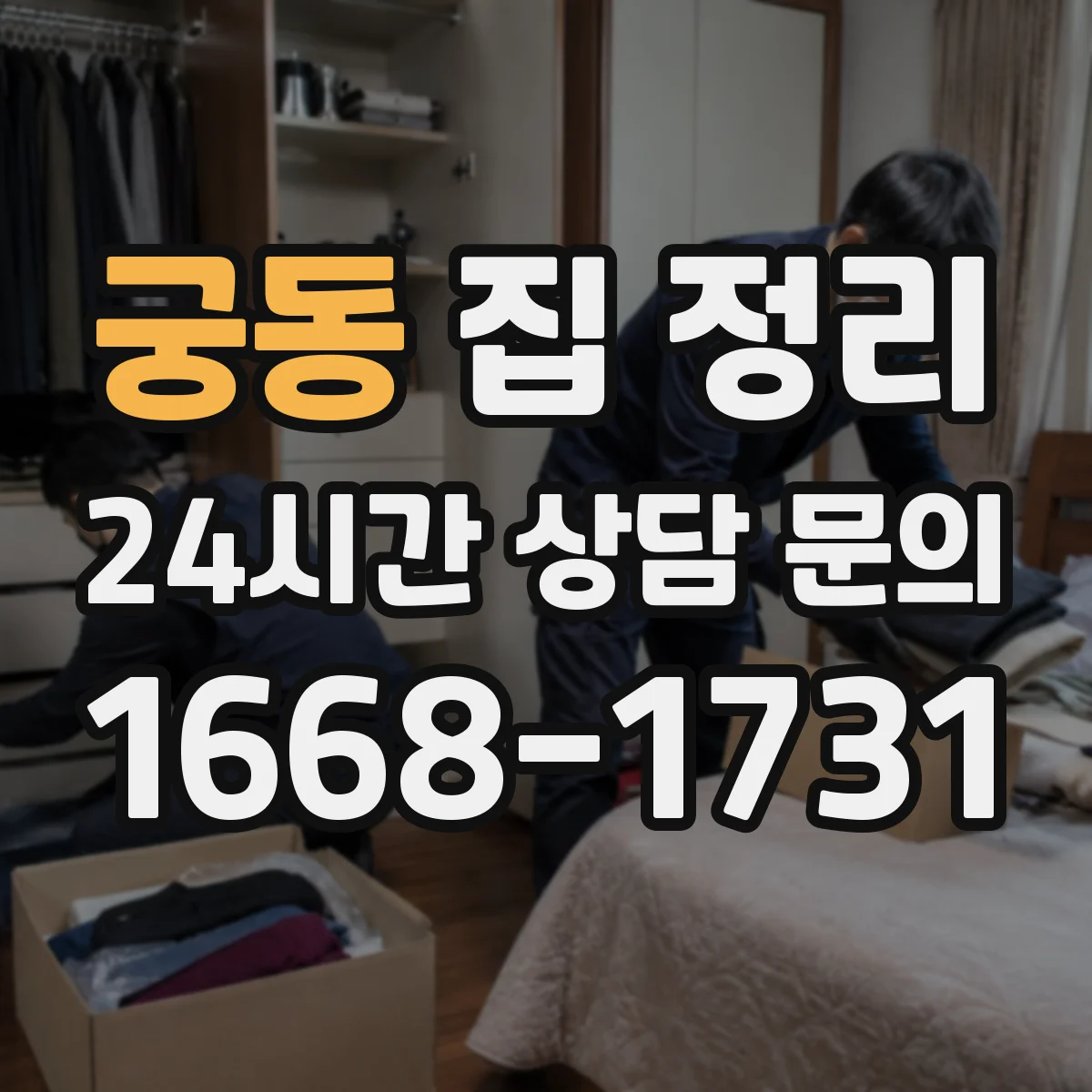 궁동 집 정리