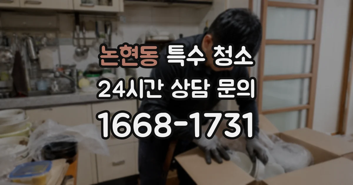 논현동 특수 청소