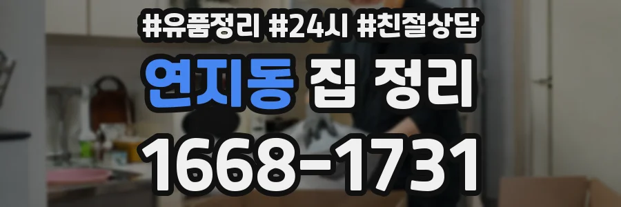 연지동 집 정리