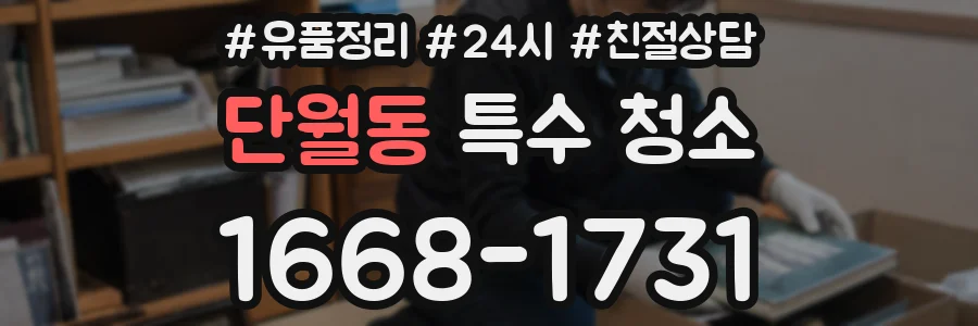 단월동 특수 청소
