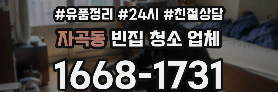 자곡동 빈집 청소 업체