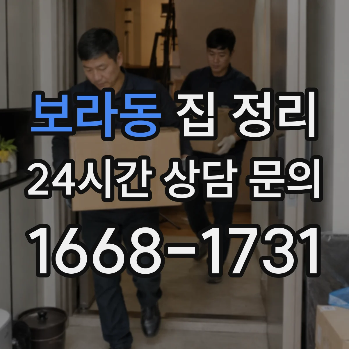 보라동 집 정리