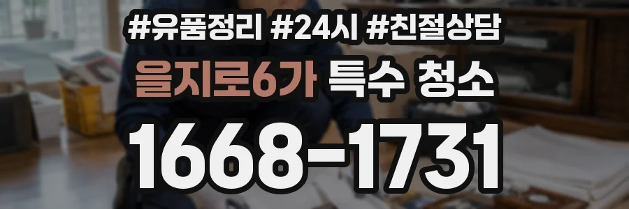 을지로6가 특수 청소