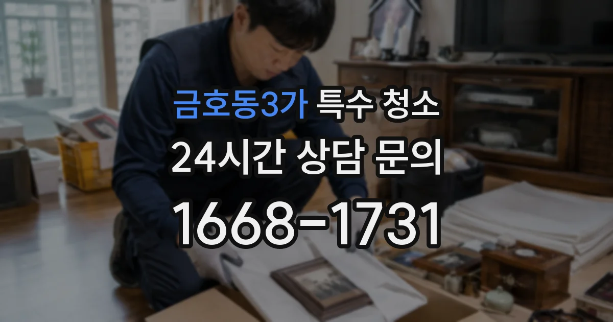 금호동3가 특수 청소