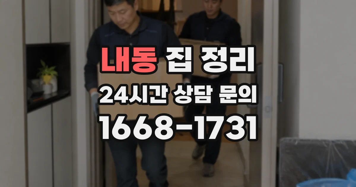 내동 집 정리