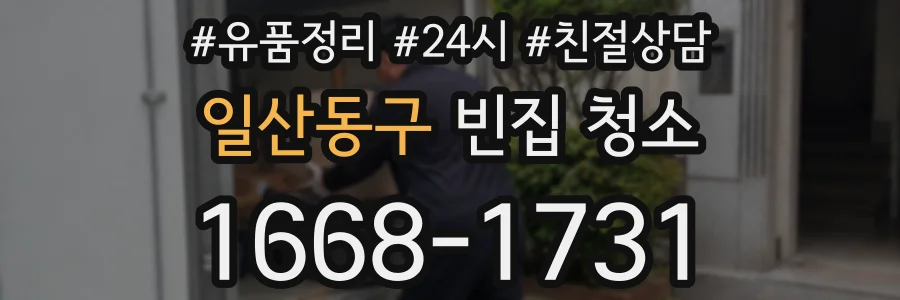 일산동구 빈집 청소