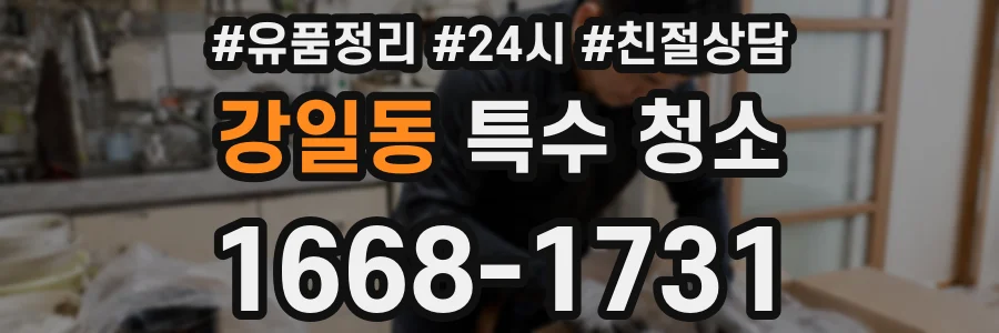 강일동 특수 청소