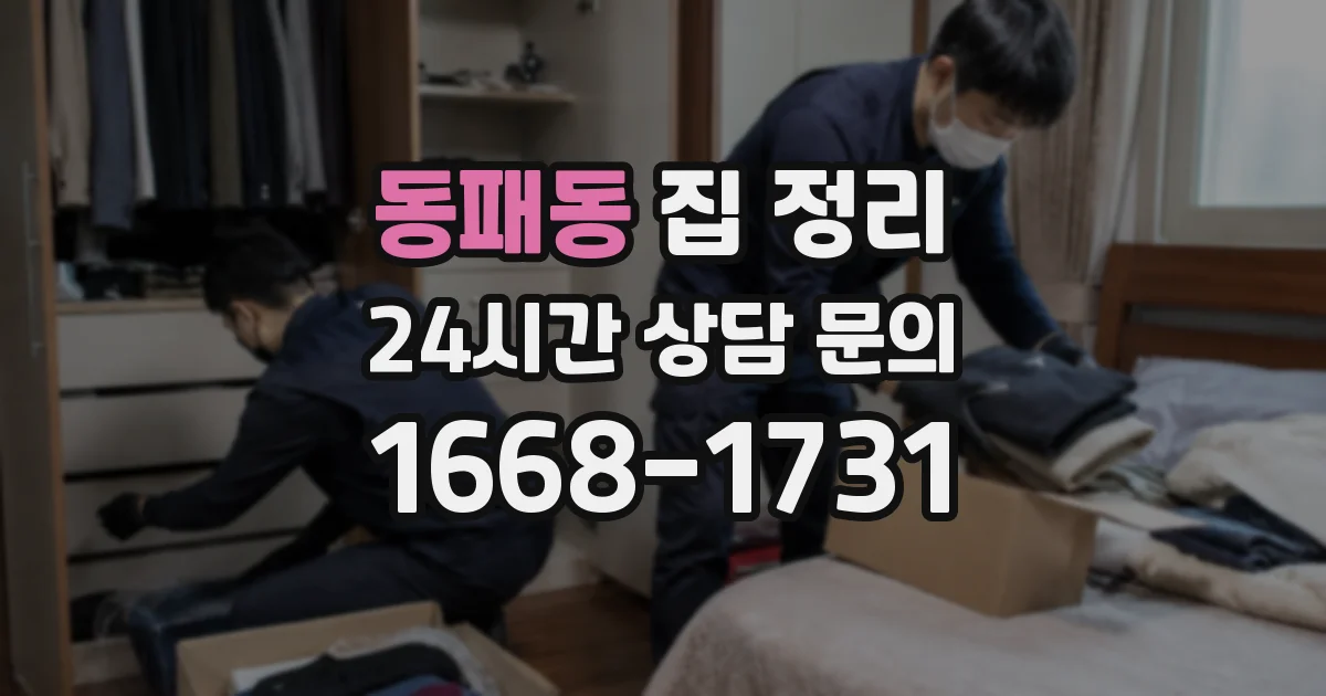 동패동 집 정리
