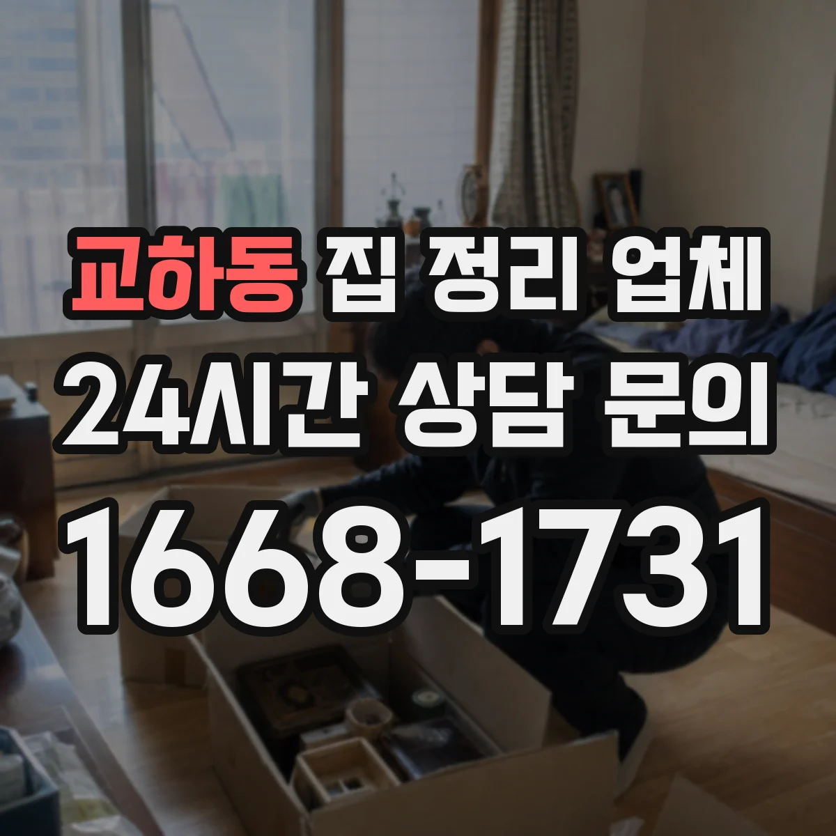 교하동 집 정리 업체