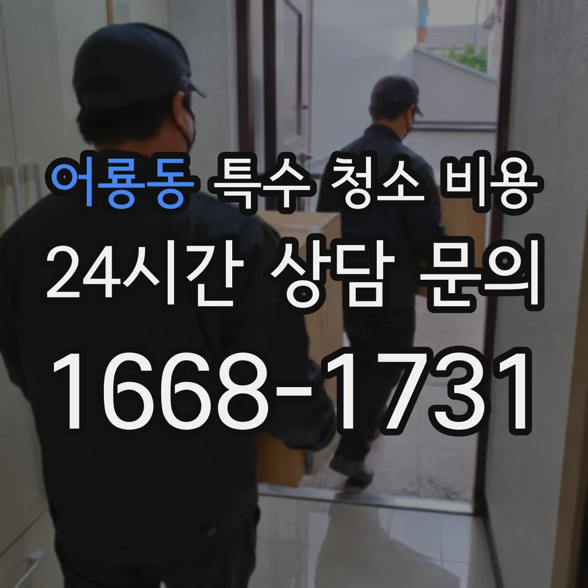 어룡동 특수 청소 비용