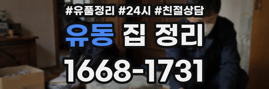 유동 집 정리