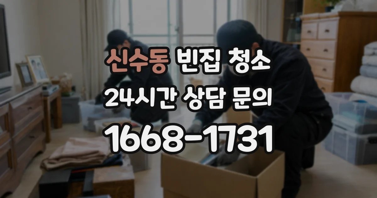 신수동 빈집 청소