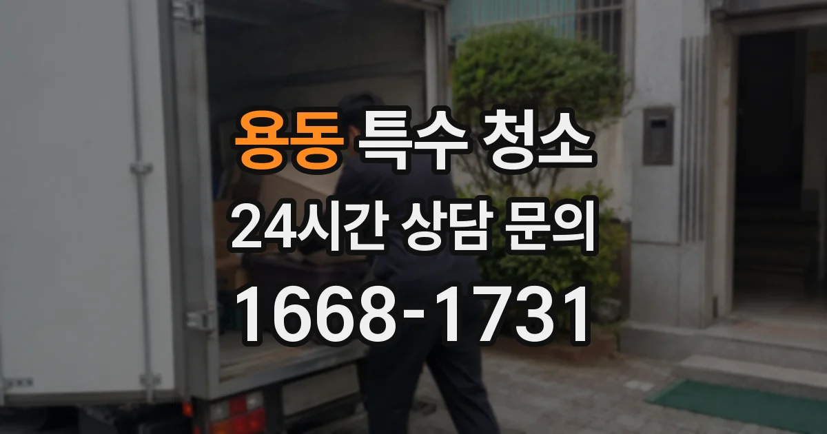 용동 특수 청소