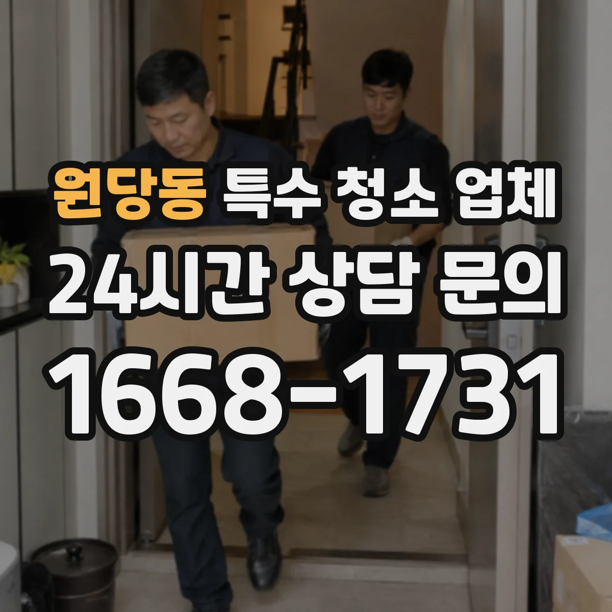 원당동 특수 청소 업체