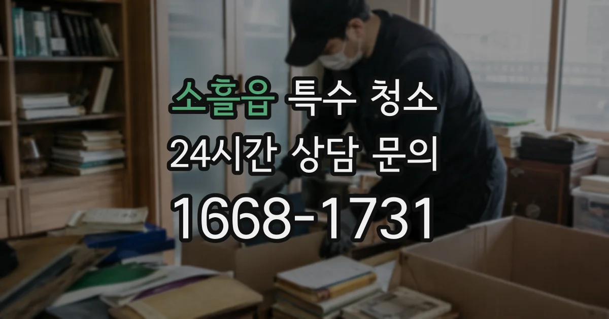 소흘읍 특수 청소