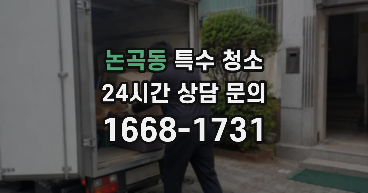 논곡동 특수 청소
