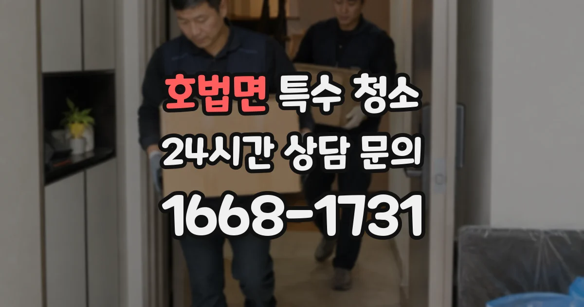 호법면 특수 청소